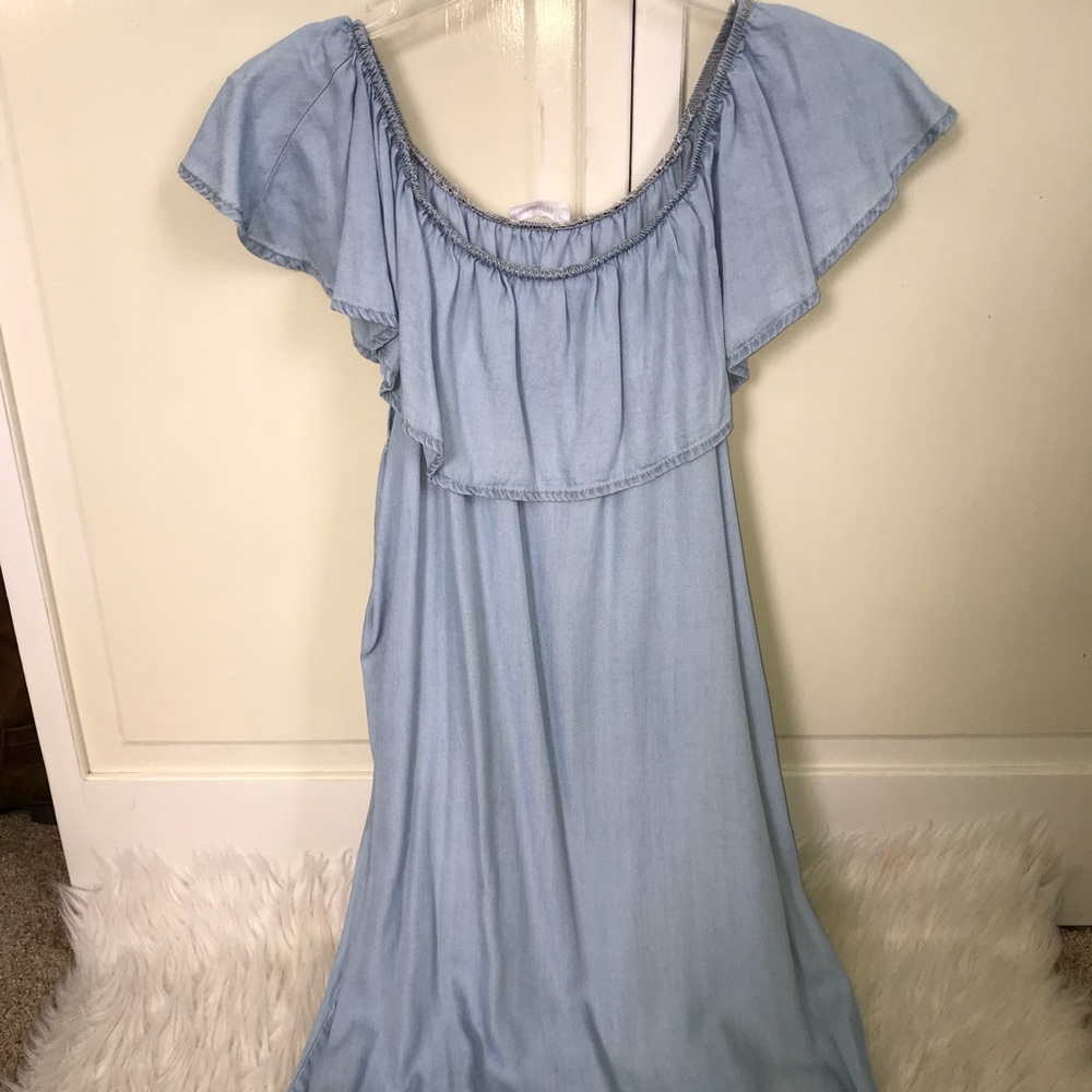 off the shoulder dress